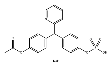 sodium 4-((4-acetoxyphenyl)(pyridin-2-yl)methyl)phenyl sulfate