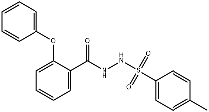 Benzoic acid, 2-phenoxy-, 2-[(4-methylphenyl)sulfonyl]hydrazide