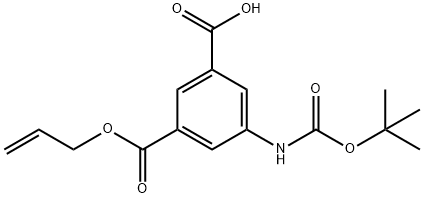 5-[(tert-butyloxycarbonyl)amino]-isophthalic acid mono allyl ester