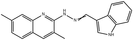 1H-Indole-3-carbaldehyde(3,7-dimethyl-2-quinolinyl)hydrazone