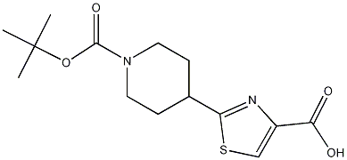 2-(1-(叔丁氧基羰基)哌啶-4-基)噻唑-4-羧酸