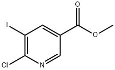 6-Chloro-5-iodo-3-(methoxycarbonyl)pyridine