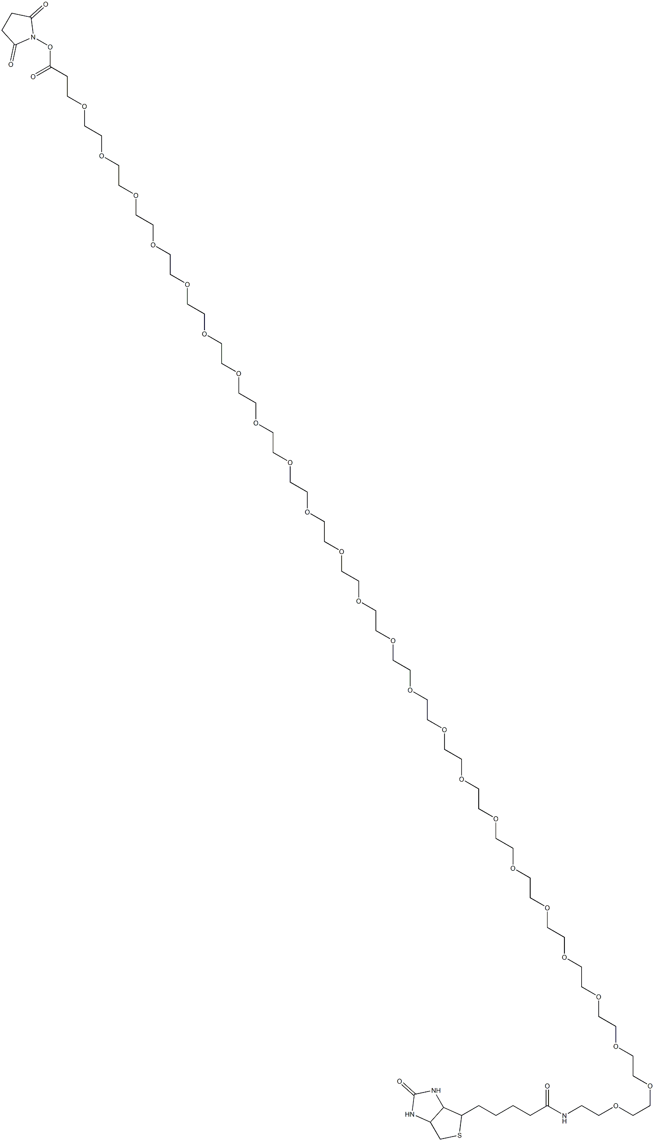 (+)-Biotin-PEG12-CH2CH2COONHS Ester