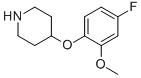 4-(4-FLUORO-2-METHOXYPHENOXY)PIPERIDINE