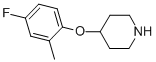 4-(4-FLUORO-2-METHYLPHENOXY)PIPERIDINE