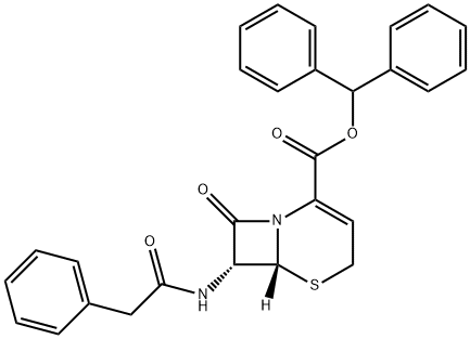 5-Thia-1-azabicyclo[4.2.0]oct-2-ene-2-carboxylic acid, 8-oxo-7-[(2-phenylacetyl)amino]-, diphenylmethyl ester, (6R,7R)-