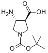 TRANS-4-AMINO-1-BOC-PYRROLIDINE-3-CARBOXYLIC ACID