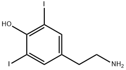 4-(2-azanylethyl)-2,6-diiodo-phenol