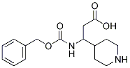 3-(CBZ-氨基)-3-(4-哌啶基)丙酸