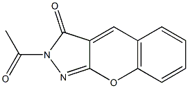 2-acetylchromeno[2,3-c]pyrazol-3-one