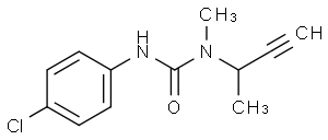 3-(4-chlorophenyl)-1-methyl-1-(1-methylprop-2-ynyl)urea