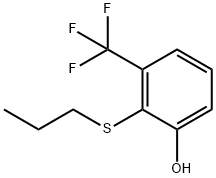 Phenol, 2-(propylthio)-3-(trifluoromethyl)-