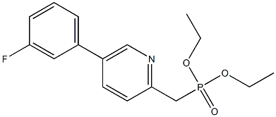 Phosphonic acid, [[5-(3-fluorophenyl)-2-pyridinyl]Methyl]-, diethyl ester