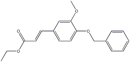 (E)-Ethyl 3-(4-(benzyloxy)-3-Methoxyphenyl)acrylate