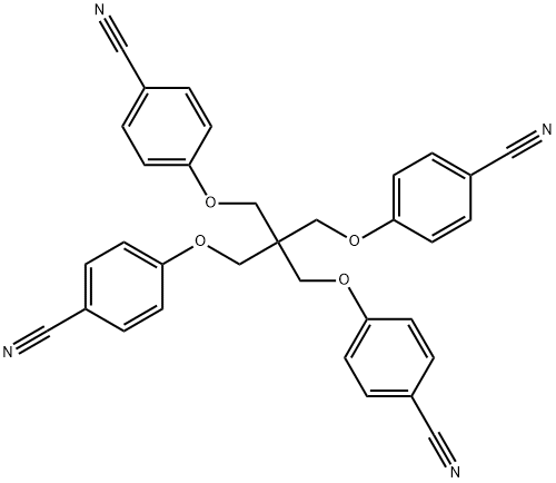 4-[2,2-bis[(4-cyanophenoxy)methyl]-3-(4-cyanophenyl)propyl]benzonitrile