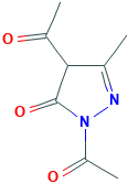 2,4-Diacetyl-5-methyl-2,4-dihydro-3H-pyrazol-3-one