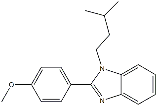 2-(4-methoxyphenyl)-1-(3-methylbutyl)benzimidazole