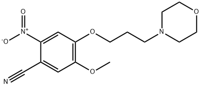 5-methoxy-4-(3-morpholinopropoxy)-2-nitrobenzonitrile