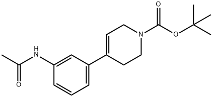 1(2H)-Pyridinecarboxylic acid, 4-[3-(acetylamino)phenyl]-3,6-dihydro-, 1,1-dimethylethyl ester