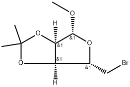 Methyl 2-O,3-O-isopropylidene-5-bromo-5-deoxy-β-D-ribofuranoside