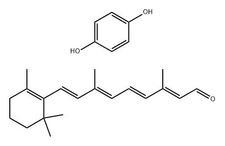 (all-trans)-retinaldehyde, compound with hydroquinone (1:1)