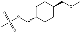 Cyclohexanemethanol, 4-(methoxymethyl)-, methanesulfonate, trans-
