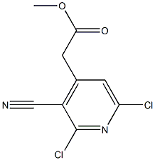 2-(2,6-二氯-3-氰基吡啶-4-基)乙酸甲酯