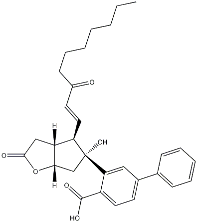 (3aR,4R,5R,6aS)-hexahydro-5-hydroxy-4-(3-oxo-1-decenyl)-2H-cyclopenta[b]furan-2-one 5-(4-Phenylbenzoate)