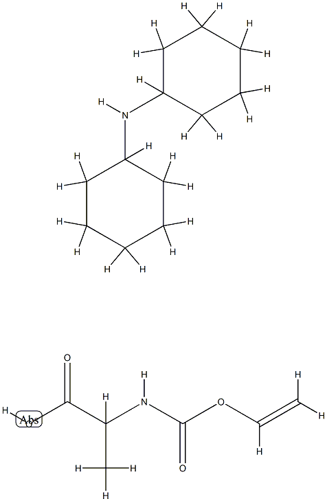 N-[(vinyloxy)carbonyl]-L-alanine, compound with dicyclohexylamine (1:1)