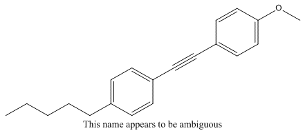 1-(4-甲氧基苯基)乙炔基-4-正戊苯,9