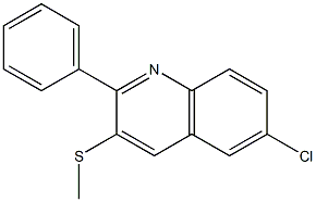 6-chloro-3-(methylsulfanyl)-2-phenylquinoline