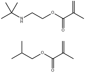 2-Propenoic acid, 2-methyl-, 2-(1,1-dimethylethyl)aminoethyl ester, polymer with 2-methylpropyl 2-methyl-2-propenoate