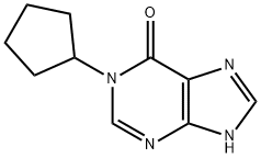 1-Cyclopentyl-1,7-dihydro-6H-purin-6-one