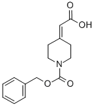 1-Cbz-Piperidin-4-ylidene-acetic acid