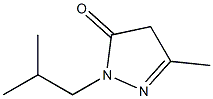 3-甲基-1-(2-甲基丙基)-4,5-二氢-1h-吡唑-5-酮