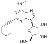 2-(1-HEXYNYL)-N-METHYLADENOSINE