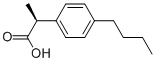 Benzeneacetic acid, 4-butyl--alpha--methyl-, (-alpha-S)- (9CI)