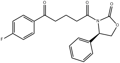 3 [ 5(1,5-DIOXO-5 -(P-FLUOPHENYLPENTYL ] - 4R-PHENYL-2-OXAZOLIDINONE