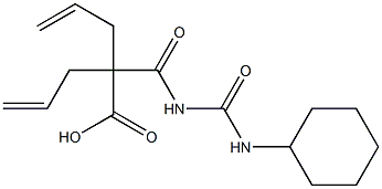 4-Pentenoic acid, 2-((((cyclohexylamino)carbonyl)amino)carbonyl)-2-(2-propenyl)-