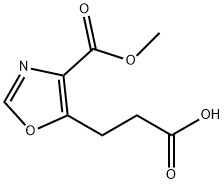 5-Oxazolepropanoic acid, 4-(methoxycarbonyl)-