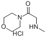 4-[(methylamino)acetyl]morpholine