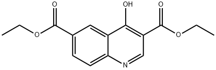 3,6-Quinolinedicarboxylic acid, 4-hydroxy-, 3,6-diethyl ester