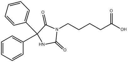 5-(2,5-dioxo-4,4-diphenylimidazolidin-1-yl)pentanoic acid