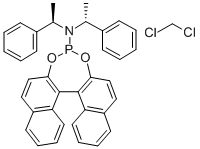 (S)-(+)-(3,5-DIOXA-4-PHOSPHA-CYCLOHEPTA[2,1-A:3,4-A']DINAPHTHALEN-4-YL)BIS[(1R)-1-PHENYLETHYL]AMINE,DICHLOROMETHANE ADDUCT