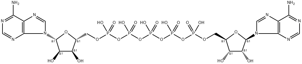 adenosine 5'-(hexahydrogen pentaphosphate), 5'->5'-ester with adenosine