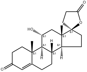 Pregn-4-ene-21-carboxylic acid, 11,17-dihydroxy-3-oxo-, γ-lactone, (11α,17α)- (9CI)