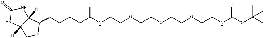 5,8,11-Trioxa-2,14-diazanonadecanoic acid, 19-[(3aS,4S,6aR)-hexahydro-2-oxo-1H-thieno[3,4-d]imidazol-4-yl]-15-oxo-, 1,1-dimethylethyl ester