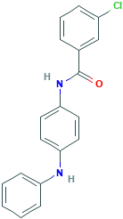 3-Chloro-N-(4-(phenylamino)phenyl)benzamide