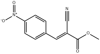 2-Propenoic acid, 2-cyano-3-(4-nitrophenyl)-, methyl ester, (2E)-