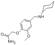 2-(4-CYCLOHEXYLAMINOMETHYL-2-METHOXY-PHENOXY)-ACETAMIDE